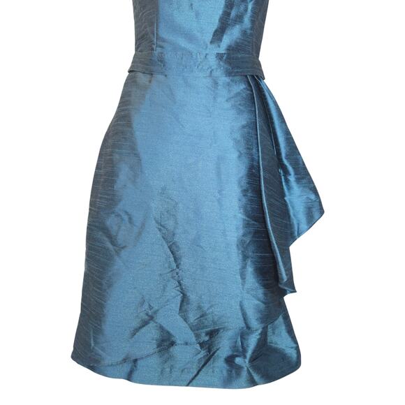 Alfred Sung Womens Size 12 Strapless Prom Dress Sample Formal Mosaic Cocktail - Picture 4 of 14